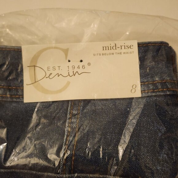 Cato Lace Up Denim Shorts - 8 - Picture 8 of 10